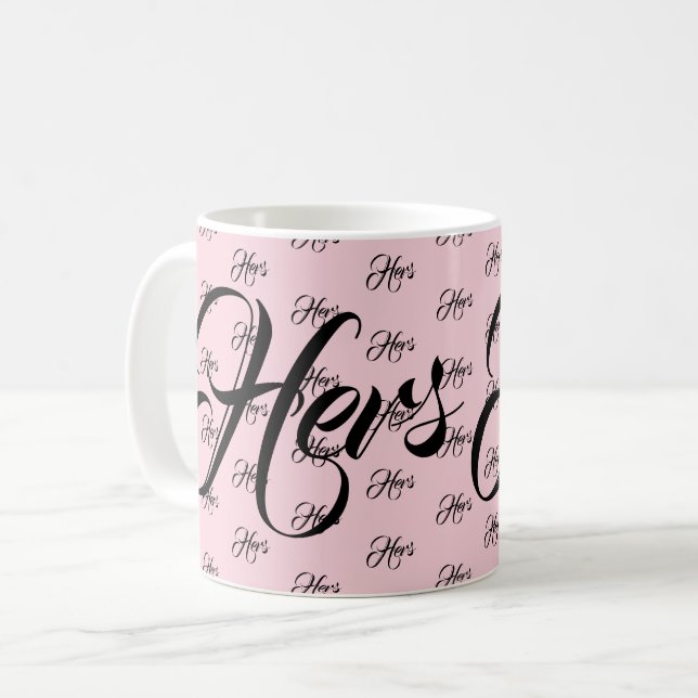 Taza De Café Hers with Pattern (Anverso izquierdo)