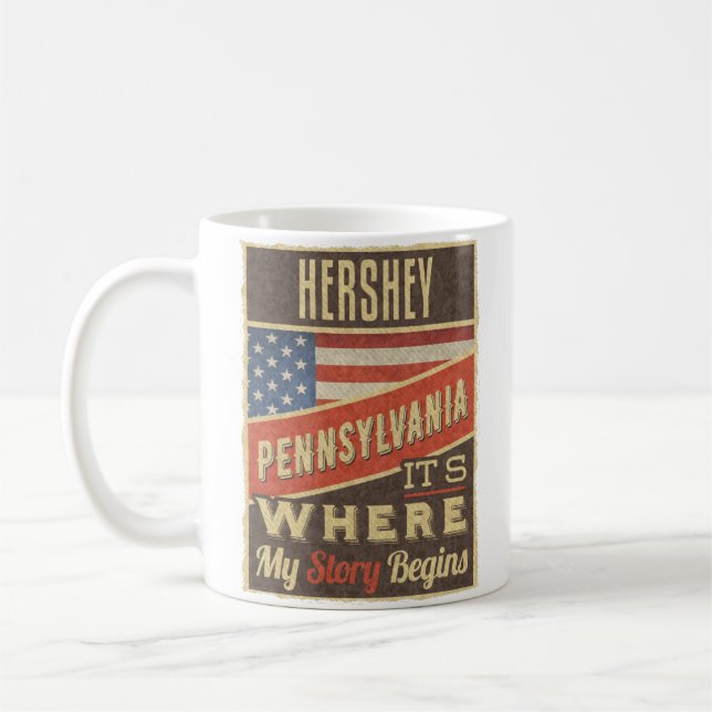 Taza De Café Hershey Pennsylvania (Izquierda)