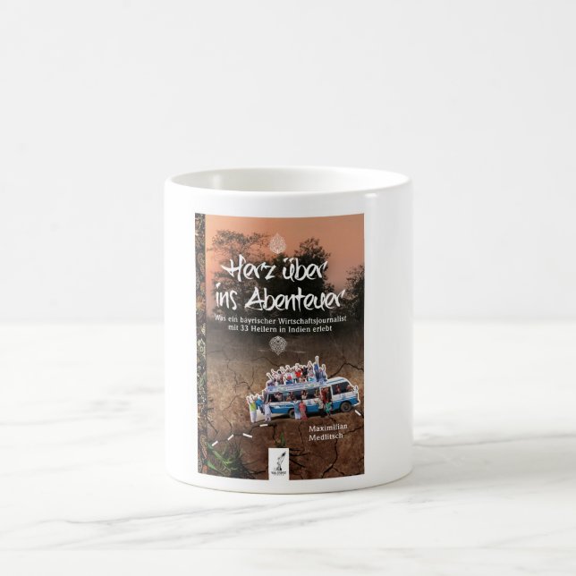 Taza De Café Herz über ins Abenteuer - Buchcover (Centro)
