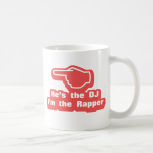 Taza De Café Hes DJ Im el golpeador