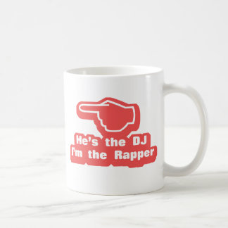 Taza De Café Hes DJ Im el golpeador