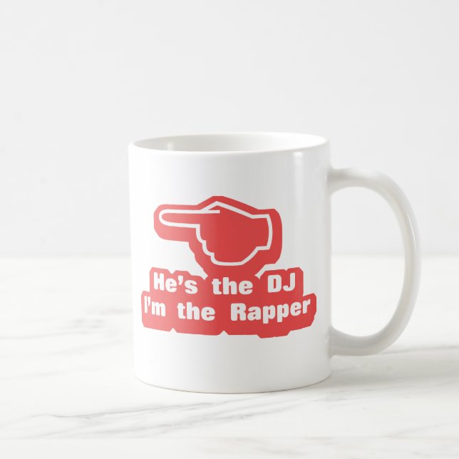 Taza De Café Hes DJ Im el golpeador (Derecha)
