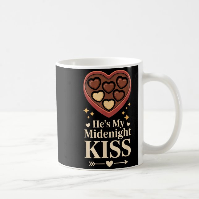 Taza De Café He's My Midnight Kiss Happy New Year Matching Coup (Derecha)