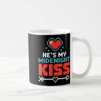 Taza De Café Hes My Midnight Kiss Happy New Year Matching Coupl