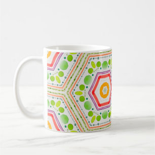 Taza De Café Hexagones caprichosos