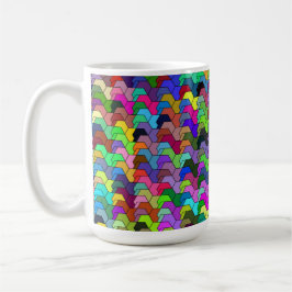 Taza De Café Hexagons de vieira 15oz Mug