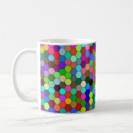 Taza De Café Hexagons horizontales 11oz Mug