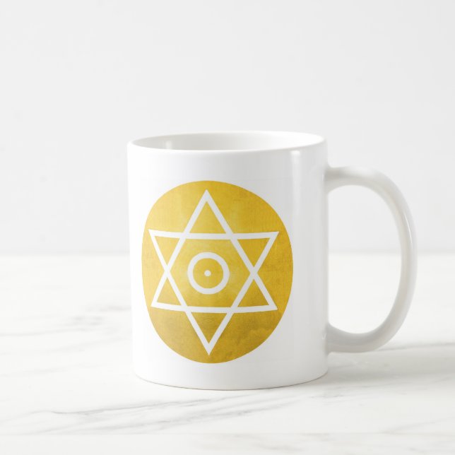 Taza De Café Hexagram (Derecha)