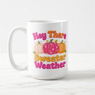 Taza De Café Hey, ahí, caída de calabaza de baño