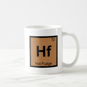Taza De Café Hf - Salsa de Chocolate Química Símbolo de la Tabl