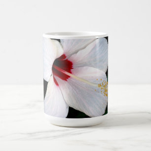 Taza De Café Hibisco Blanco