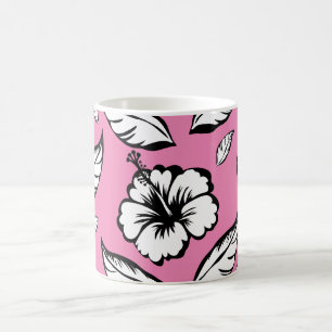 Taza De Café Hibiscus Floral