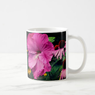 Taza De Café Hibiscus Y Flower Garden Friends