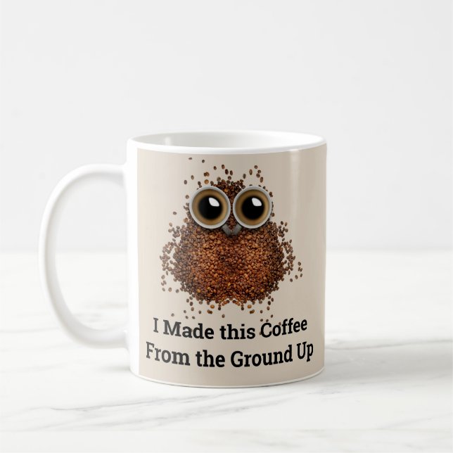 Taza De Café Hice este café desde el suelo (Izquierda)