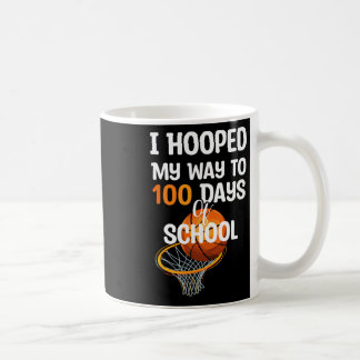 Taza De Café Hice mi camino hacia 100 días de escuela con Hoop