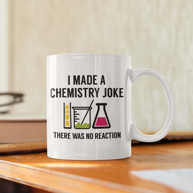 Taza De Café Hice Un Chiste De Química (Subido por el creador)