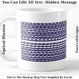 Taza De Café Hidden Message For Any Hobby, Mentally 106Blu