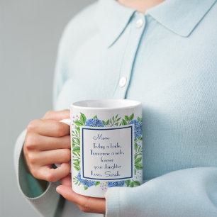 Taza De Café Hidrangeas Madre De Los Regalos De Novia