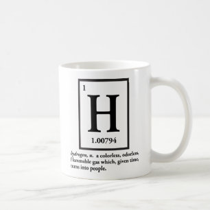 Taza De Café hidrógeno - un gas que da vuelta en gente