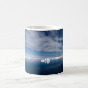 Taza De Café Hielo flotante en la Antártida