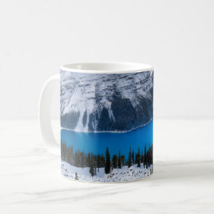 Taza De Café Hielo y nieve   Lago Peyto, Rockies Canadienses