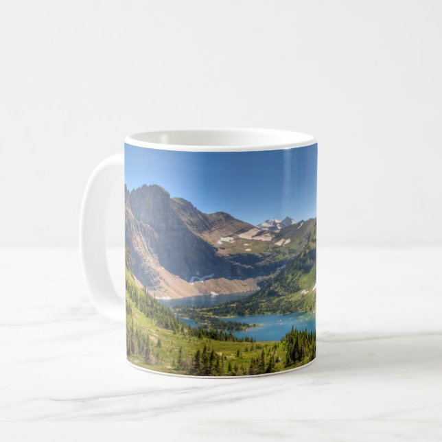 Taza De Café Hielo y nieve | Parque nacional Glacier, Montana (Anverso izquierdo)