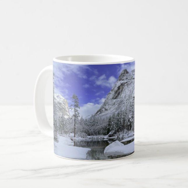 Taza De Café Hielo y nieve | Parque nacional Yosemite (Anverso izquierdo)