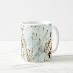 Taza De Café Hierba en la Nieve