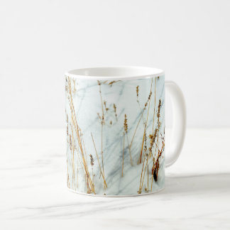 Taza De Café Hierba en la Nieve