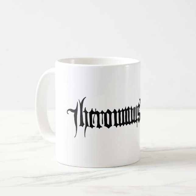 Taza De Café Hieronymus Bosch signature (Anverso izquierdo)