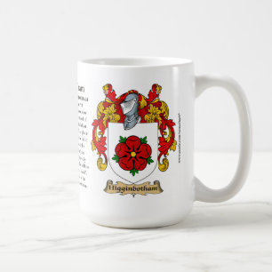 Taza De Café Higginbotham, el origen, el significado y el Cres