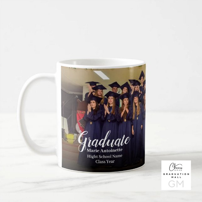 Taza De Café High School Group Class Photo Graduation (High School Group Class Photo Graduation Coffee Mug)