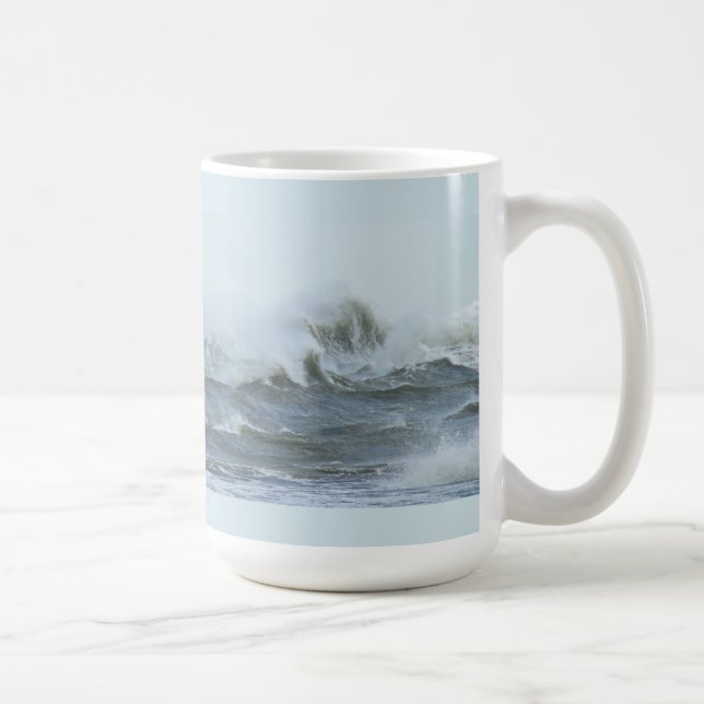 Taza De Café High Surf - Outer Banks North Carolina (Derecha)