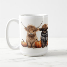 Taza De Café Highland Calves Cow Baby Highland Vacas