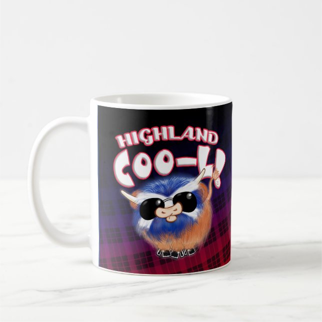 Taza De Café Highland Coo-i (Izquierda)