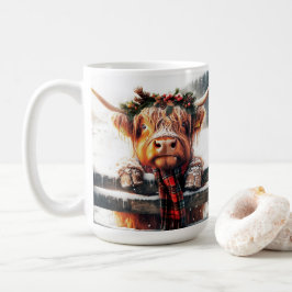 Taza De Café Highland Cow Winter Mug