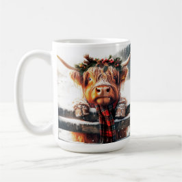 Taza De Café Highland Cow Winter Mug