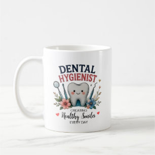 Taza De Café Higienista Dental Creando Sonrisas Saludables Todo