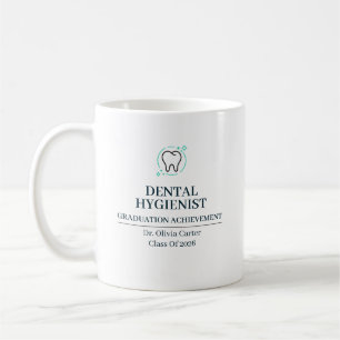 Taza De Café Higienista Dental Nombre Personalizado Desde Año