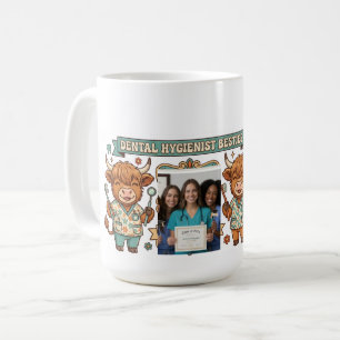 Taza De Café Higienista Dental Personalizada Amigas Highland Co