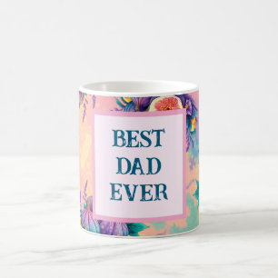 Taza De Café Hija colorida con el mejor papá de la historia