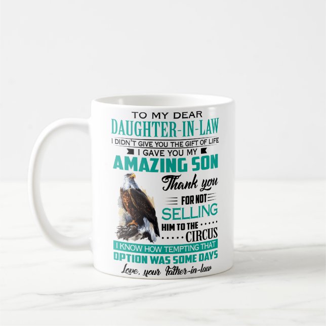 Taza De Café Hija De Derecho (Izquierda)