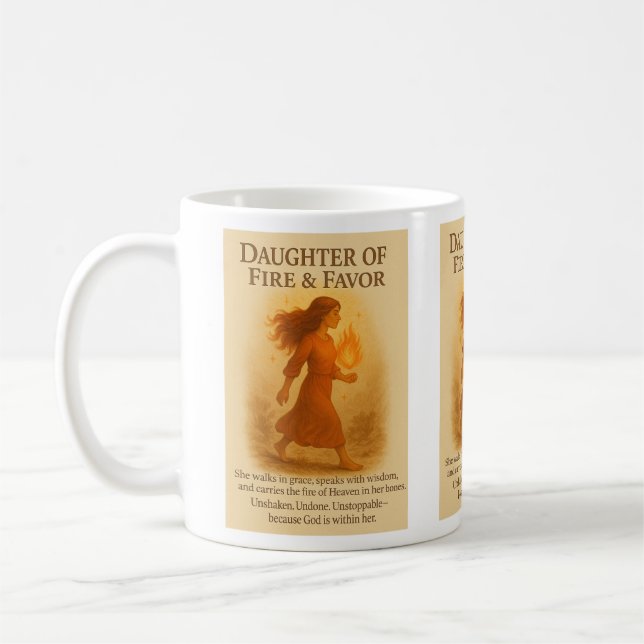 Taza De Café Hija de fuego y favor (Izquierda)