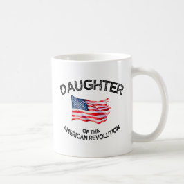 Taza De Café Hija de la Revolución Americana DAR Star USA