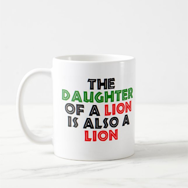 Taza De Café hija de un tazón de café de león (Izquierda)