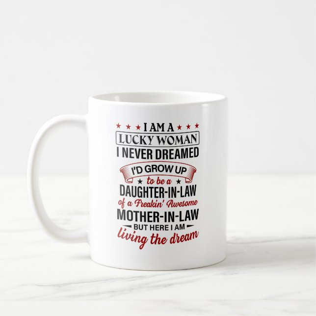 Taza De Café Hija de una suegra asombrosa (Izquierda)