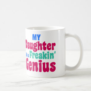 Taza De Café Hija del genio - regalo divertido para el papá o