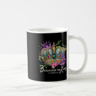 Taza De Café Hija Del Rey Cristiano Corona Princesa Cria