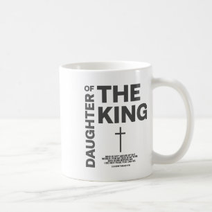 Taza De Café Hija Del Rey Hijo De Dios Jesús Mujeres Cristianas