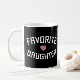 Taza De Café Hija favorita de la familia de la Reunión de la hi